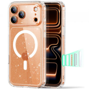 Husa MagSafe pentru Apple iPhone 17, ESR, Classic Hybrid Shimmer, Transparenta Husa MagSafe pentru Apple iPhone 17, ESR, Classic Hybrid Shimmer, Transparenta