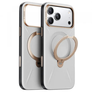 Husa MagSafe pentru Apple iPhone 17 Pro, Torras, QPRO Leather, Gri Husa MagSafe pentru Apple iPhone 17 Pro, Torras, QPRO Leather, Gri