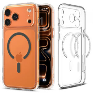 Husa MagSafe pentru Apple iPhone 17, Spigen, Ultra Hybrid, Gri Husa MagSafe pentru Apple iPhone 17, Spigen, Ultra Hybrid, Gri