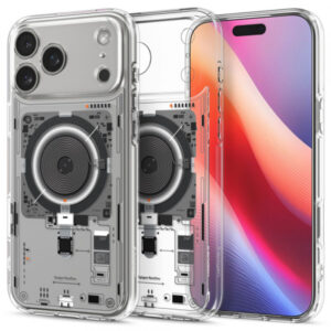 Husa MagSafe pentru Apple iPhone 17, Spigen, Ultra Hybrid Neo One, Transparenta Husa MagSafe pentru Apple iPhone 17, Spigen, Ultra Hybrid Neo One, Transparenta