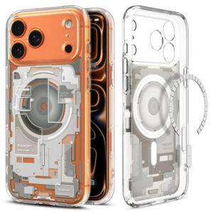 Husa MagSafe pentru Apple iPhone 17, Spigen, Ultra Hybrid Zero One, Bej Husa MagSafe pentru Apple iPhone 17, Spigen, Ultra Hybrid Zero One, Bej