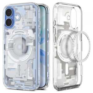 Husa MagSafe pentru Apple iPhone 17, Spigen, Ultra Hybrid Zero One, Alba Husa MagSafe pentru Apple iPhone 17, Spigen, Ultra Hybrid Zero One, Alba