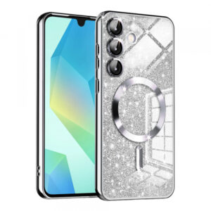 Husa MagSafe pentru Samsung Galaxy A16 5G A166 / A16 4G A165, Techsuit, Luxury Glitter, Argintie Husa MagSafe pentru Samsung Galaxy A16 5G A166 / A16 4G A165, Techsuit, Luxury Glitter, Argintie