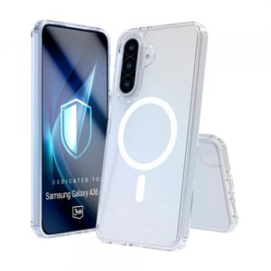 Husa MagSafe pentru Samsung Galaxy A36 A366, 3MK, Armor MagCase, Transparenta Husa MagSafe pentru Samsung Galaxy A36 A366, 3MK, Armor MagCase, Transparenta