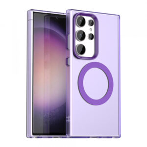 Husa MagSafe pentru Samsung Galaxy S23 Ultra S918, Techsuit, CandyCase, Albastra Husa MagSafe pentru Samsung Galaxy S23 Ultra S918, Techsuit, CandyCase, Albastra