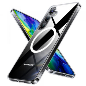 Husa MagSafe pentru Samsung Galaxy S24 S921, Torras, Diamond, Transparenta Husa MagSafe pentru Samsung Galaxy S24 S921, Torras, Diamond, Transparenta
