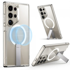 Husa MagSafe pentru Samsung Galaxy S24 Ultra S928, ESR, Boost Flickstand, Transparenta Husa MagSafe pentru Samsung Galaxy S24 Ultra S928, ESR, Boost Flickstand, Transparenta