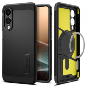 Husa MagSafe pentru Samsung Galaxy S25 Edge S937, Spigen, Core Armor, Neagra Mata Husa MagSafe pentru Samsung Galaxy S25 Edge S937, Spigen, Core Armor, Neagra Mata