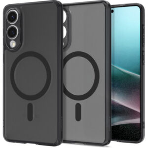 Husa MagSafe pentru Samsung Galaxy S25 Edge S937, Spigen, Ultra Hybrid, Neagra Satinata Husa MagSafe pentru Samsung Galaxy S25 Edge S937, Spigen, Ultra Hybrid, Neagra Satinata