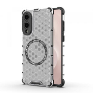 Husa MagSafe pentru Samsung Galaxy S25 Edge S937, Techsuit, HoneyComb Shield, Alba Husa MagSafe pentru Samsung Galaxy S25 Edge S937, Techsuit, HoneyComb Shield, Alba