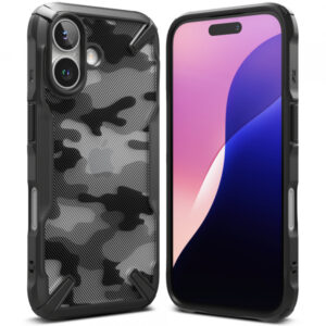 Husa pentru Apple iPhone 16 Plus, Ringke, Fusion X, Neagra Husa pentru Apple iPhone 16 Plus, Ringke, Fusion X, Neagra