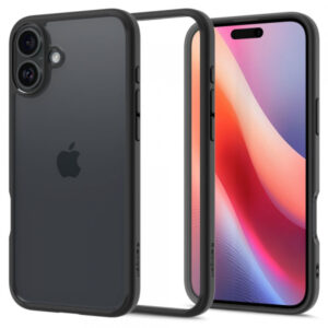 Husa pentru Apple iPhone 16 Plus, Spigen, Ultra Hybrid, Neagra Mata Husa pentru Apple iPhone 16 Plus, Spigen, Ultra Hybrid, Neagra Mata