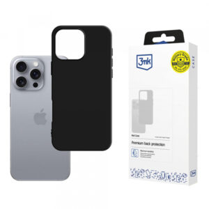 Husa pentru Apple iPhone 16 Pro, 3MK, Pro, Neagra Mata Husa pentru Apple iPhone 16 Pro, 3MK, Pro, Neagra Mata