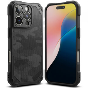 Husa pentru Apple iPhone 16 Pro Max, Ringke, Rugged Gear, Camuflaj Husa pentru Apple iPhone 16 Pro Max, Ringke, Rugged Gear, Camuflaj