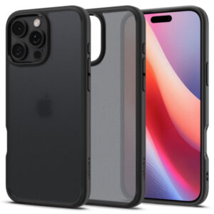 Husa pentru Apple iPhone 16 Pro Max, Spigen, Ultra Hybrid, Neagra Satinata Husa pentru Apple iPhone 16 Pro Max, Spigen, Ultra Hybrid, Neagra Satinata