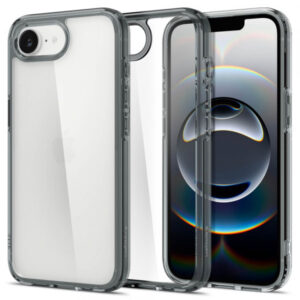 Husa pentru Apple iPhone 16e, Spigen, Ultra Hybrid, Neagra Transparenta Husa pentru Apple iPhone 16e, Spigen, Ultra Hybrid, Neagra Transparenta