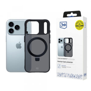 Husa pentru Apple iPhone 17 Pro Max, 3MK, Smoke MagStand, Neagra Husa pentru Apple iPhone 17 Pro Max, 3MK, Smoke MagStand, Neagra