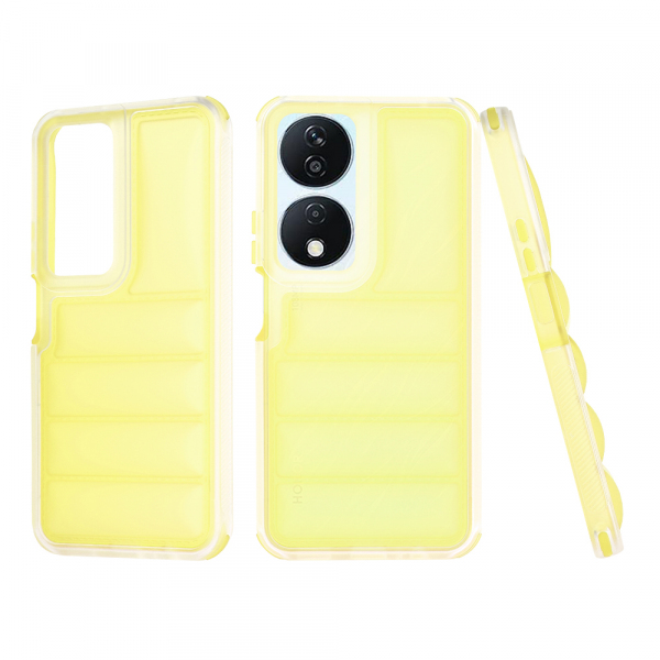 Husa pentru Honor X7b 5G / 90 Smart / X7b 4G, Techsuit, Wave Shield, Galbena Husa pentru Honor X7b 5G / 90 Smart / X7b 4G, Techsuit, Wave Shield, Galbena