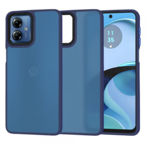 Husa pentru Motorola Moto G14, Techsuit, HaloFrost, Bleumarin Husa pentru Motorola Moto G14, Techsuit, HaloFrost, Bleumarin