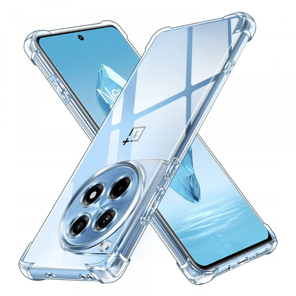 Husa pentru OnePlus 12R, Techsuit, Shockproof Clear, Transparenta Husa pentru OnePlus 12R, Techsuit, Shockproof Clear, Transparenta