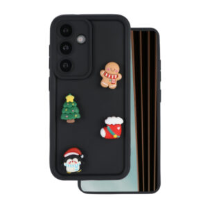 Husa pentru Samsung Galaxy S25 S931, OEM, Ultra Trendy 3D Christmas, Neagra Husa pentru Samsung Galaxy S25 S931, OEM, Ultra Trendy 3D Christmas, Neagra