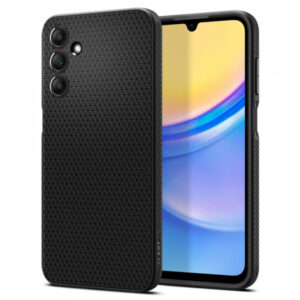 Husa pentru Samsung Galaxy A15 5G A156 / A15 A155, Spigen, Liquid Air, Neagra Mata Husa pentru Samsung Galaxy A15 5G A156 / A15 A155, Spigen, Liquid Air, Neagra Mata