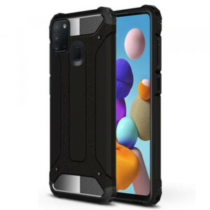 Husa pentru Samsung Galaxy A21s A217, Techsuit, Hybrid Armor, Neagra Husa pentru Samsung Galaxy A21s A217, Techsuit, Hybrid Armor, Neagra