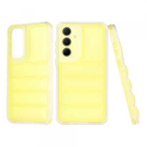 Husa pentru Samsung Galaxy A35 5G A356, Techsuit, Wave Shield, Galbena Husa pentru Samsung Galaxy A35 5G A356, Techsuit, Wave Shield, Galbena