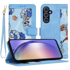Husa pentru Samsung Galaxy A54 A546, Techsuit, FlipCraft, Bleu Husa pentru Samsung Galaxy A54 A546, Techsuit, FlipCraft, Bleu