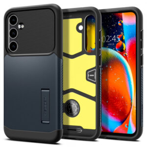 Husa pentru Samsung Galaxy S23 FE S711, Spigen, Slim Armor, Albastra Husa pentru Samsung Galaxy S23 FE S711, Spigen, Slim Armor, Albastra