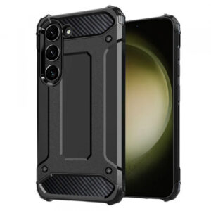 Husa pentru Samsung Galaxy S23+ S916, Techsuit, Hybrid Armor, Neagra Husa pentru Samsung Galaxy S23+ S916, Techsuit, Hybrid Armor, Neagra