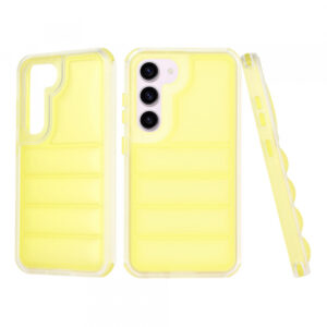 Husa pentru Samsung Galaxy S23 Ultra S918, Techsuit, Wave Shield, Galbena Husa pentru Samsung Galaxy S23 Ultra S918, Techsuit, Wave Shield, Galbena