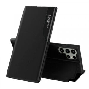 Husa pentru Samsung Galaxy S23 Ultra S918, Techsuit, eFold, Neagra Husa pentru Samsung Galaxy S23 Ultra S918, Techsuit, eFold, Neagra