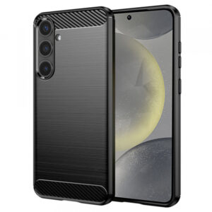 Husa pentru Samsung Galaxy S24 S921, Techsuit, CarbonFiber, Neagra Husa pentru Samsung Galaxy S24 S921, Techsuit, CarbonFiber, Neagra