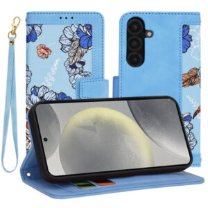 Husa pentru Samsung Galaxy S24 S921, Techsuit, FlipCraft, Bleu Husa pentru Samsung Galaxy S24 S921, Techsuit, FlipCraft, Bleu
