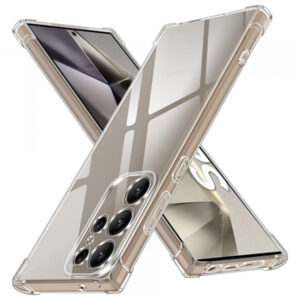 Husa MagSafe pentru Samsung Galaxy S24 Ultra S928, Techsuit, SparkleSkin, Transparenta Husa MagSafe pentru Samsung Galaxy S24 Ultra S928, Techsuit, SparkleSkin, Transparenta