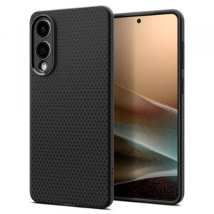 Husa pentru Samsung Galaxy S25 Edge S937, Spigen, Liquid Air, Neagra Mata Husa pentru Samsung Galaxy S25 Edge S937, Spigen, Liquid Air, Neagra Mata
