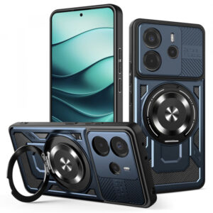 Husa pentru Xiaomi Redmi Note 14 4G (Regional), Techsuit, RuggedCam, Albastra Husa pentru Xiaomi Redmi Note 14 4G (Regional), Techsuit, RuggedCam, Albastra