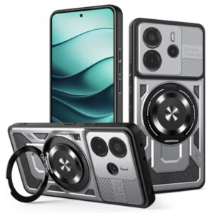 Husa pentru Xiaomi Redmi Note 14 5G, Techsuit, RuggedCam, Gri Husa pentru Xiaomi Redmi Note 14 5G, Techsuit, RuggedCam, Gri