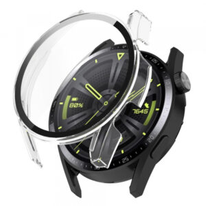 Husa Techsuit Defense360 Pro pentru Huawei Watch GT 3 46mm, Transparenta Husa Techsuit Defense360 Pro pentru Huawei Watch GT 3 46mm, Transparenta