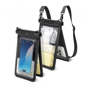 Husa Universala Waterproof pentru Telefon max. 6.9inch, Spigen, A603, Neagra Husa Universala Waterproof pentru Telefon max. 6.9inch, Spigen, A603, Neagra