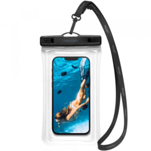 Husa Universala Waterproof pentru Telefon max. 6.9inch, Spigen, A610, Neagra Husa Universala Waterproof pentru Telefon max. 6.9inch, Spigen, A610, Neagra