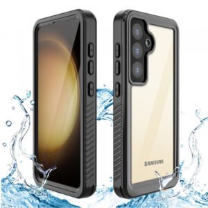 Husa Waterproof pentru Samsung Galaxy S24+ S926, ShellBox, Neagra Husa Waterproof pentru Samsung Galaxy S24+ S926, ShellBox, Neagra