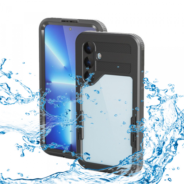 Husa Waterproof pentru Samsung Galaxy S24 S921, ShellBox, Neagra Husa Waterproof pentru Samsung Galaxy S24 S921, ShellBox, Neagra
