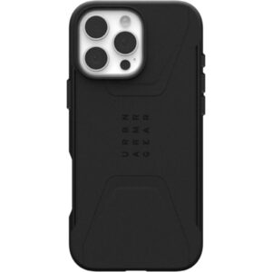 Husa Civilian Magsafe UAG pentru iPhone 16, Negru Husa Civilian Magsafe UAG pentru iPhone 16, Negru