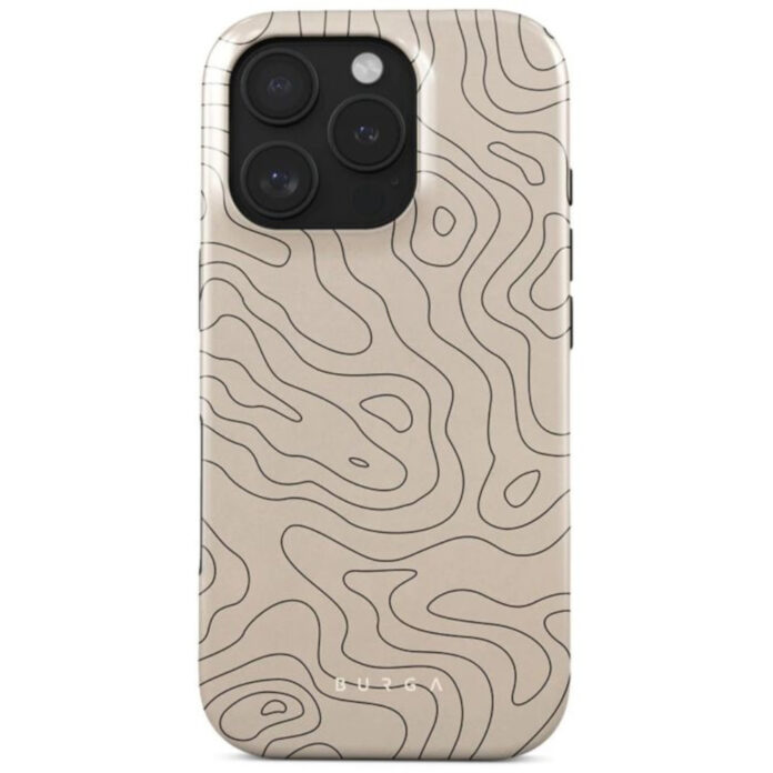 Husa Dual Layer Wild Terrain Burga pentru iPhone 16 Pro Max, Bej Husa Dual Layer Wild Terrain Burga pentru iPhone 16 Pro Max, Bej