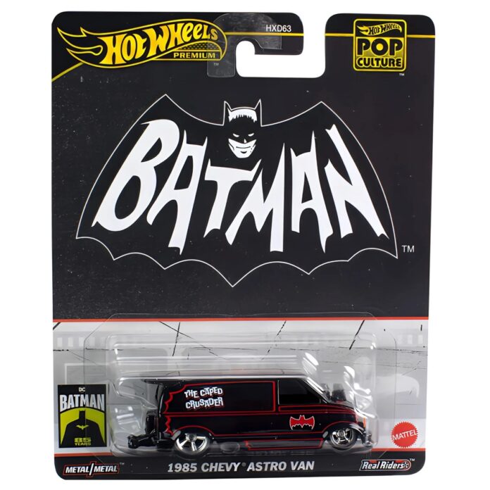 Masina metalica Hot Wheels, Pop Culture, Batman, 1985 Chevy Astro Van, 1:64, HVJ48 Masina metalica Hot Wheels, Pop Culture, Batman, 1985 Chevy Astro Van, 1:64, HVJ48