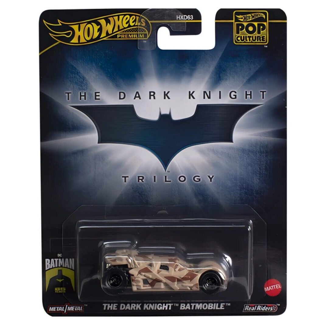 Masina metalica Hot Wheels, Pop Culture, The Dark Knight Batmobile, 1:64, HXD97 Masina metalica Hot Wheels, Pop Culture, The Dark Knight Batmobile, 1:64, HXD97