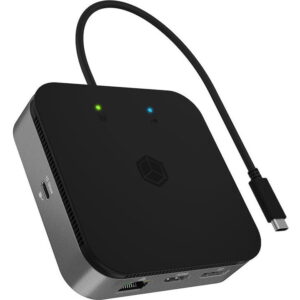 Adaptor video Icy Box DVI-D la HDMI, Negru Adaptor video Icy Box DVI-D la HDMI, Negru