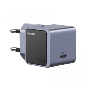 Incarcator retea Ugreen Nexode Air 30W, GaNInfinity, 1 x USB-C, Negru/Gri Incarcator retea Ugreen Nexode Air 30W, GaNInfinity, 1 x USB-C, Negru/Gri
